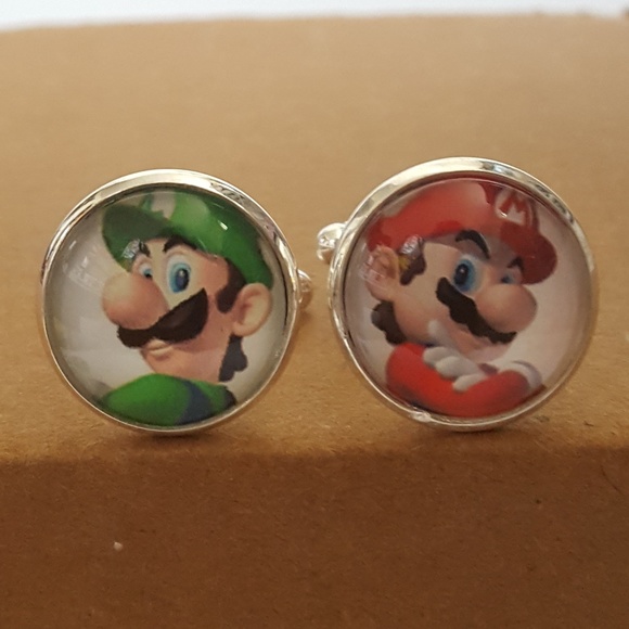 Super Mario Other - Mario and Luigi Cufflinks